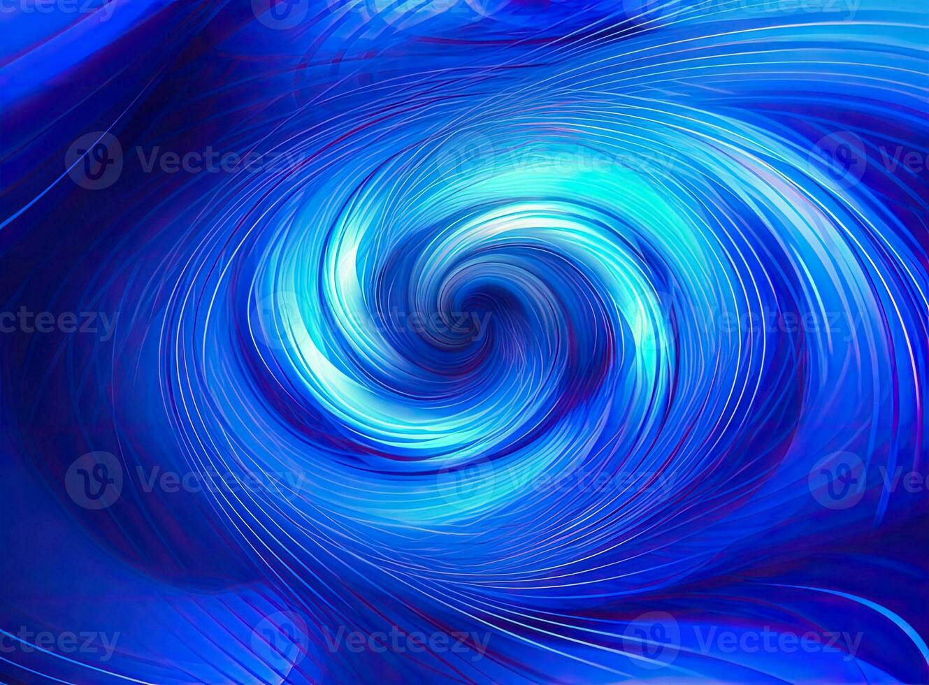 Beautiful colorful light effect of neon glow lights and flash. Background with flying design elements.blue background. Created with Generative AI technology. photo