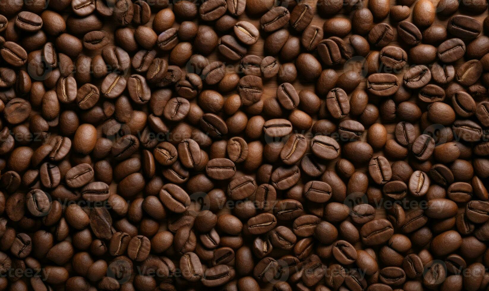 Coffee beans background. Morning drink wallpaper. For banner, postcard, illustration. Created with generative AI tools photo