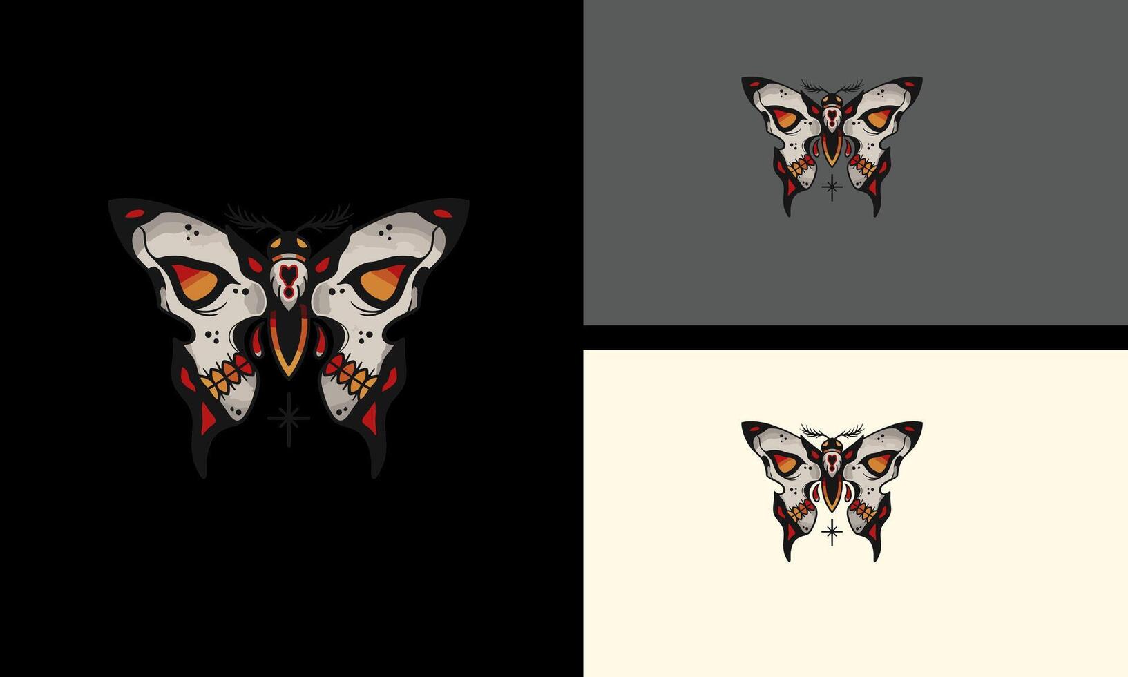 butterfly vector illustration mascot design