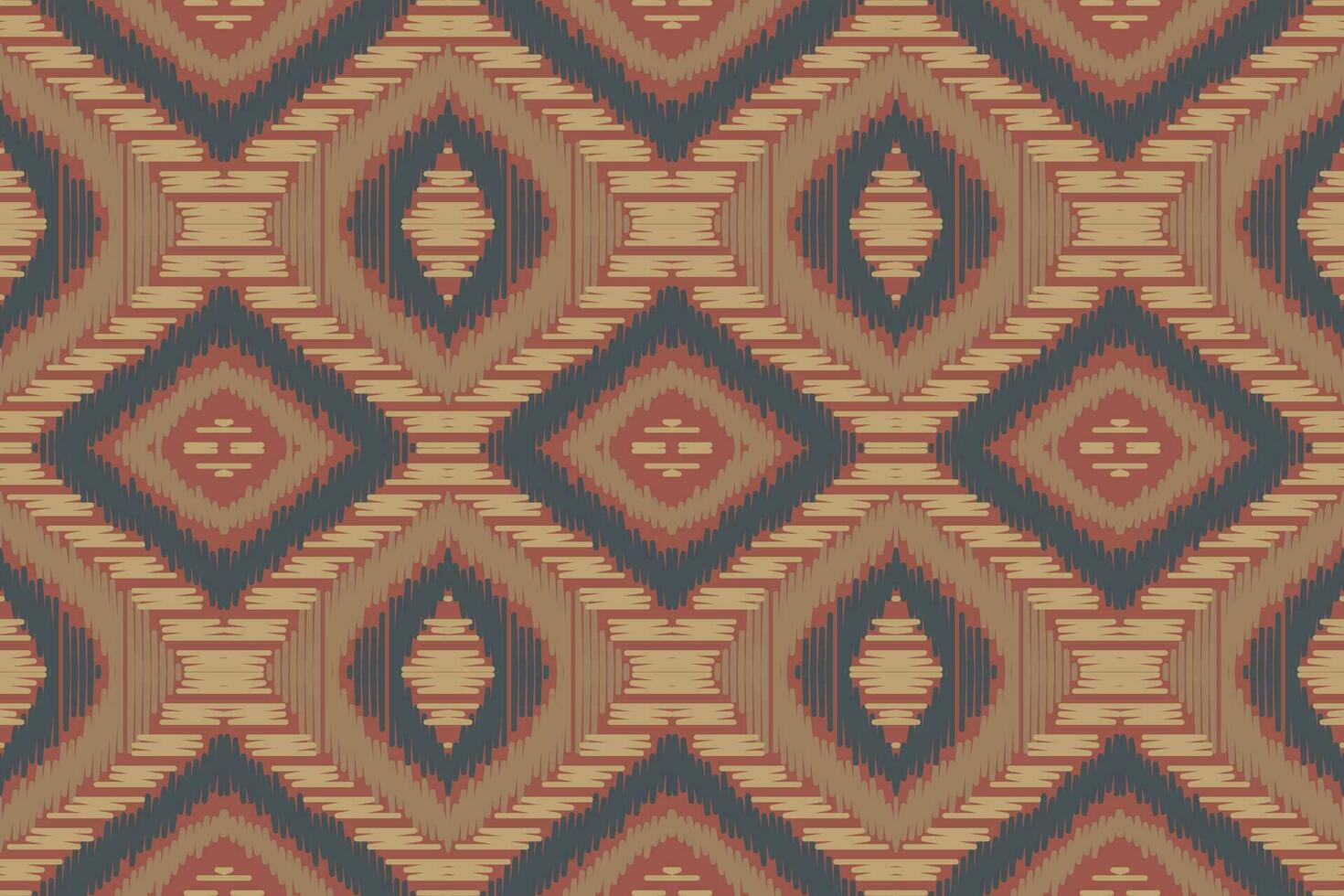 Motif Ikat Paisley Embroidery Background. Ikat Design Geometric Ethnic Oriental Pattern Traditional. Ikat Aztec Style Abstract Design for Print Texture,fabric,saree,sari,carpet. vector