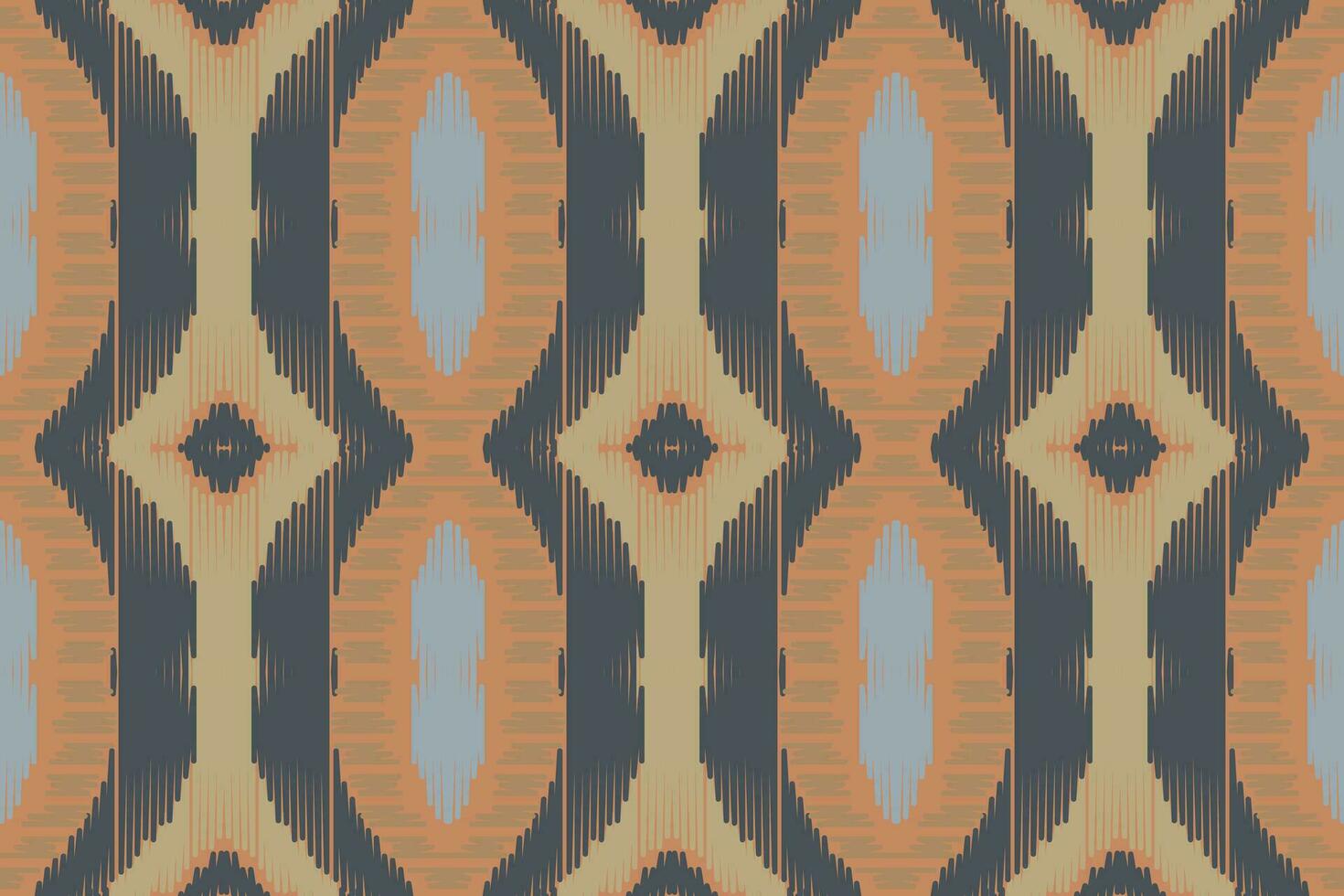 Motif Ikat Paisley Embroidery Background. Ikat Stripe Geometric Ethnic Oriental Pattern Traditional. Ikat Aztec Style Abstract Design for Print Texture,fabric,saree,sari,carpet. vector