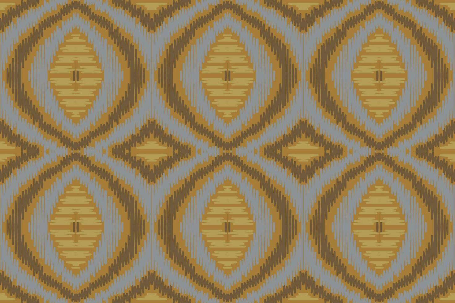 Motif Ikat Floral Paisley Embroidery Background. Ikat Chevron Geometric Ethnic Oriental Pattern Traditional. Ikat Aztec Style Abstract Design for Print Texture,fabric,saree,sari,carpet. vector