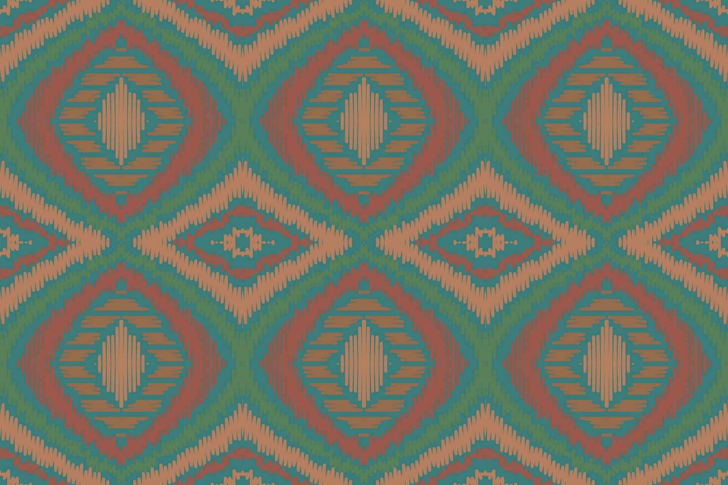 Motif Ikat Floral Paisley Embroidery Background. Ikat Pattern Geometric Ethnic Oriental Pattern traditional.aztec Style Abstract Vector design for Texture,fabric,clothing,wrapping,sarong.