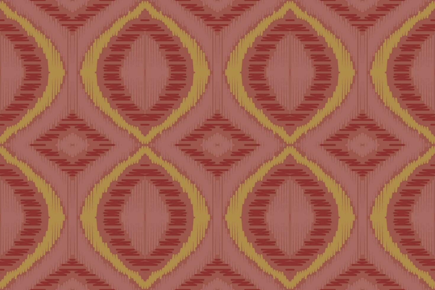 Motif Ikat Floral Paisley Embroidery Background. Ikat Stripes Geometric Ethnic Oriental Pattern traditional.aztec Style Abstract Vector design for Texture,fabric,clothing,wrapping,sarong.