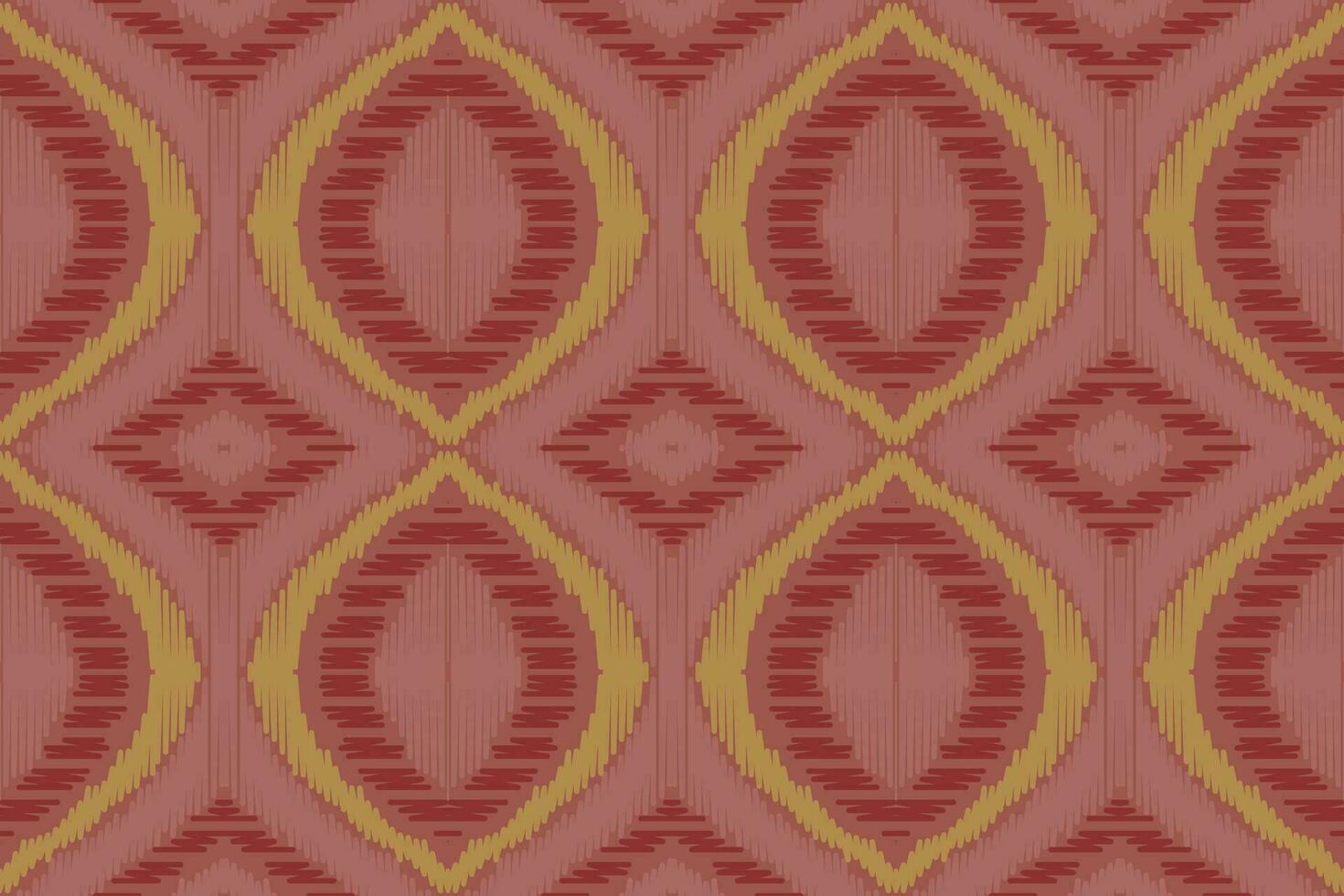 Motif Ikat Floral Paisley Embroidery Background. Ikat Stripes Geometric Ethnic Oriental Pattern traditional.aztec Style Abstract Vector design for Texture,fabric,clothing,wrapping,sarong.