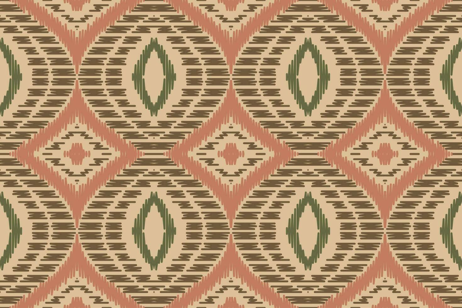 Motif Ikat Floral Paisley Embroidery Background. Ikat Stripe Geometric Ethnic Oriental Pattern Traditional. Ikat Aztec Style Abstract Design for Print Texture,fabric,saree,sari,carpet. vector