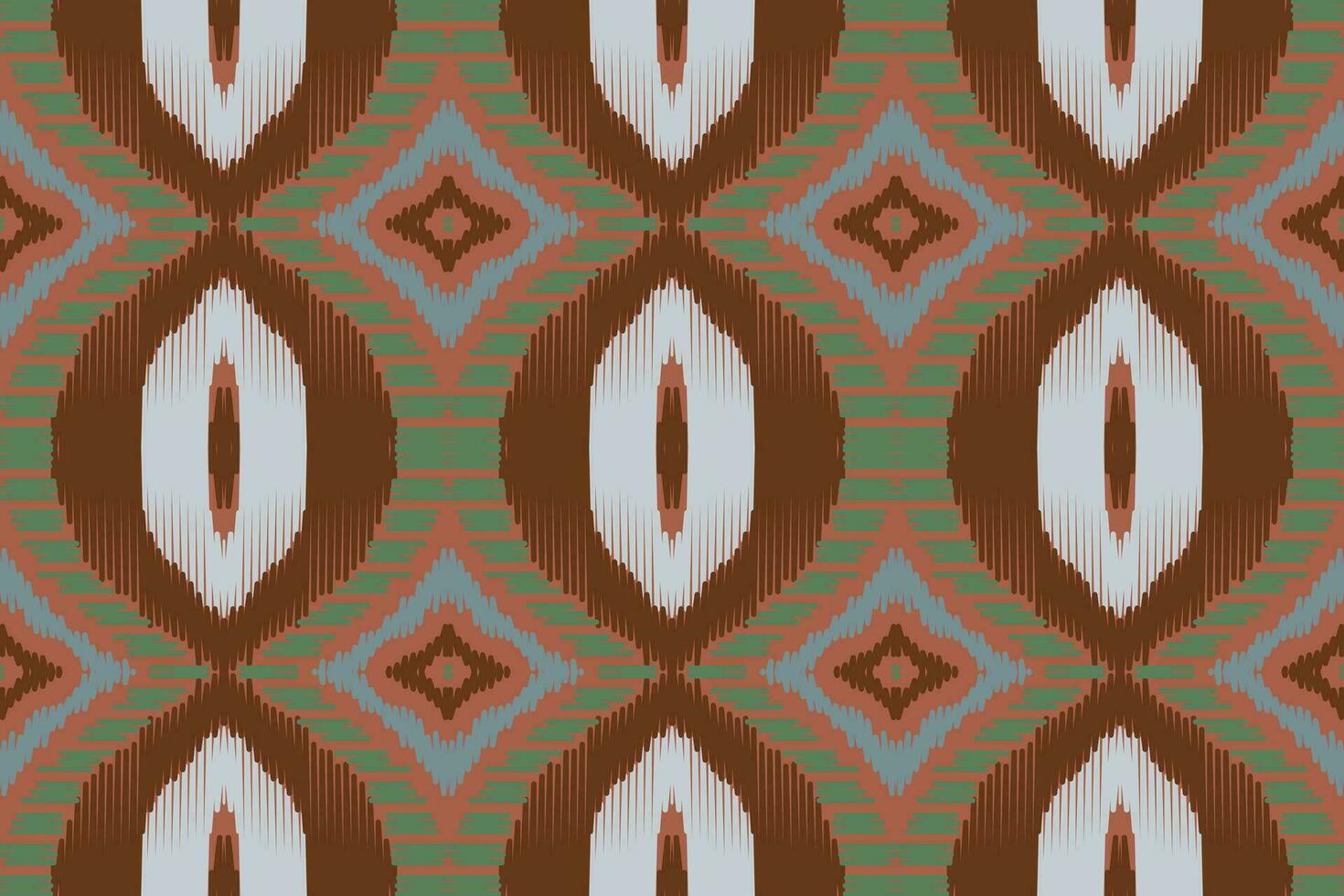 Ikat Damask Embroidery Background. Ikat Stripes Geometric Ethnic Oriental Pattern Traditional. Ikat Aztec Style Abstract Design for Print Texture,fabric,saree,sari,carpet. vector