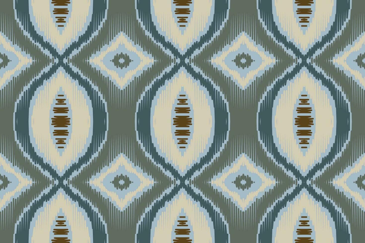 Ikat Damask Embroidery Background. Ikat Stripe Geometric Ethnic Oriental Pattern Traditional. Ikat Aztec Style Abstract Design for Print Texture,fabric,saree,sari,carpet. vector