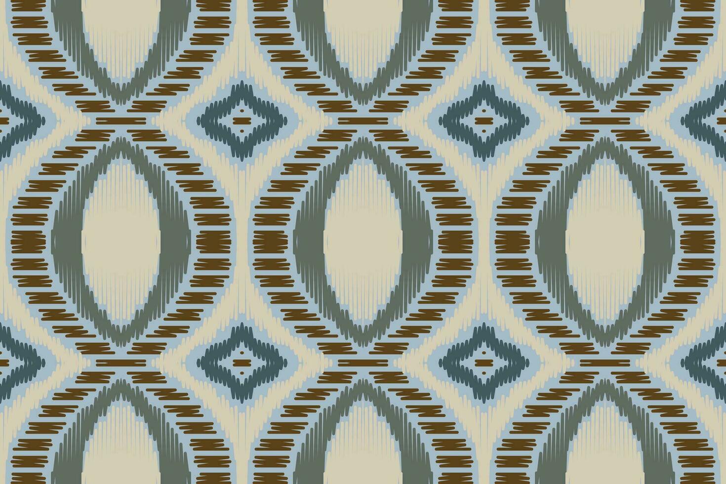 Ikat Damask Embroidery Background. Ikat Stripe Geometric Ethnic Oriental Pattern traditional.aztec Style Abstract Vector illustration.design for Texture,fabric,clothing,wrapping,sarong.