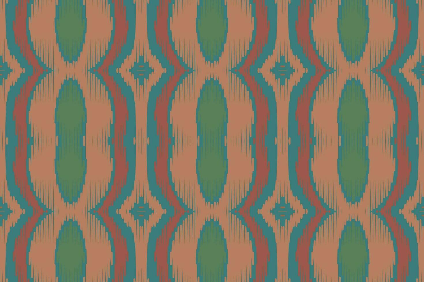 Ikat Seamless Pattern Embroidery Background. Ikat Seamless Geometric Ethnic Oriental Pattern traditional.aztec Style Abstract Vector design for Texture,fabric,clothing,wrapping,sarong.