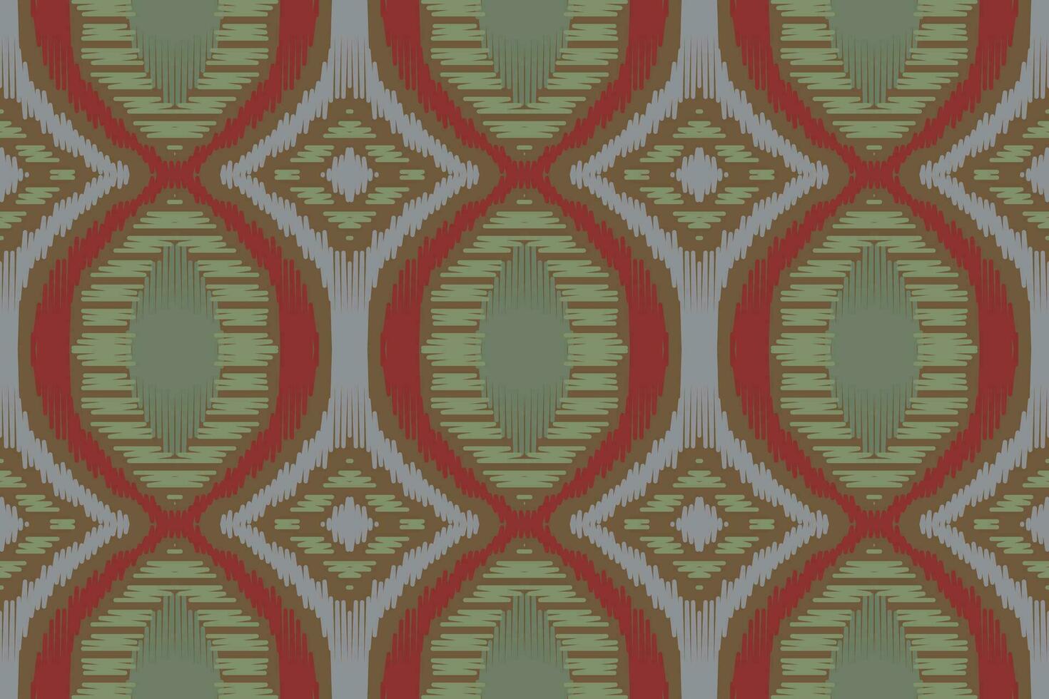 Ikat Paisley Pattern Embroidery Background. Ikat Design Geometric Ethnic Oriental Pattern traditional.aztec Style Abstract Vector illustration.design for Texture,fabric,clothing,wrapping,sarong.