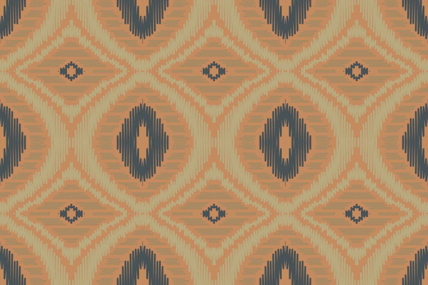 Ikat Paisley Pattern Embroidery Background. Ikat Damask Geometric Ethnic Oriental Pattern traditional.aztec Style Abstract Vector illustration.design for Texture,fabric,clothing,wrapping,sarong.