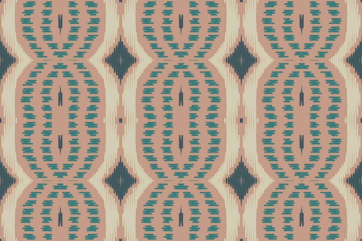 Motif Ikat Seamless Pattern Embroidery Background. Ikat Aztec Geometric Ethnic Oriental Pattern Traditional. Ikat Aztec Style Abstract Design for Print Texture,fabric,saree,sari,carpet. vector