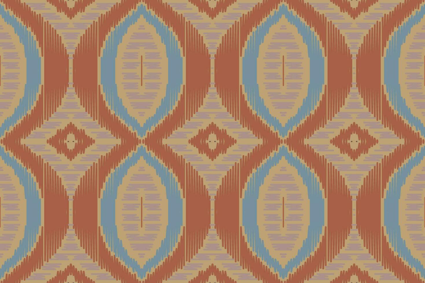 Ikat Damask Paisley Embroidery Background. Ikat Damask Geometric Ethnic Oriental Pattern Traditional. Ikat Aztec Style Abstract Design for Print Texture,fabric,saree,sari,carpet. vector