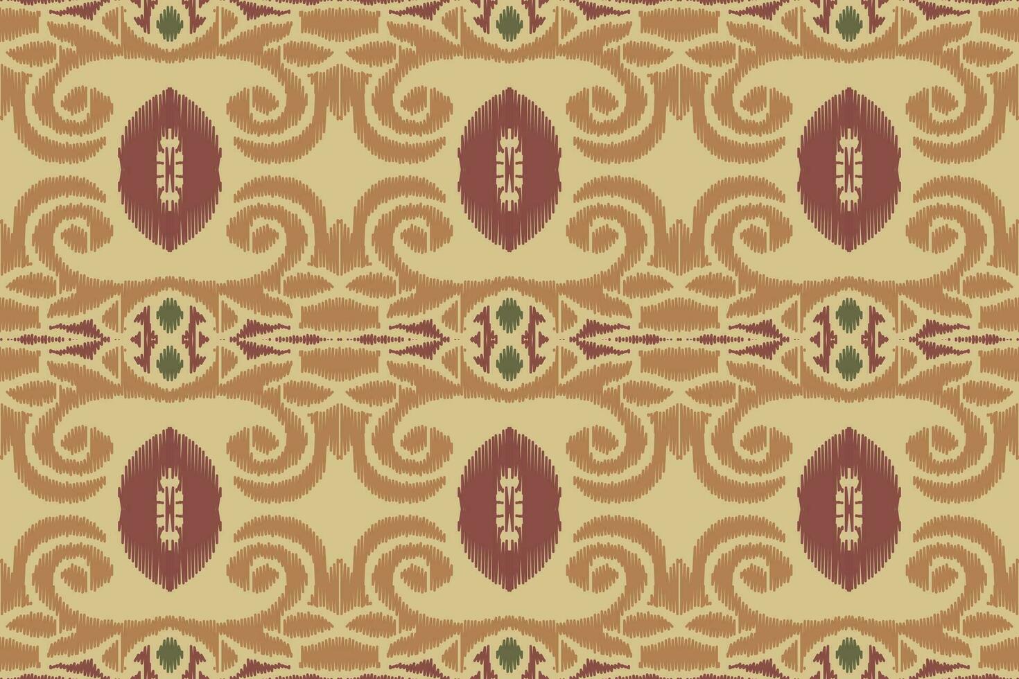 Ikat Damask Paisley Embroidery Background. Ikat Floral Geometric Ethnic Oriental Pattern Traditional. Ikat Aztec Style Abstract Design for Print Texture,fabric,saree,sari,carpet. vector