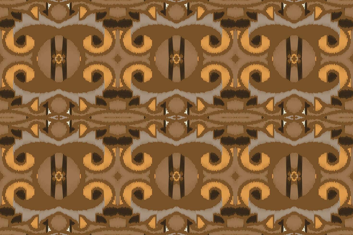 ikat damasco cachemir bordado antecedentes. ikat flores geométrico étnico oriental modelo tradicional.azteca estilo resumen vector ilustración.diseño para textura,tela,ropa,envoltura,pareo.