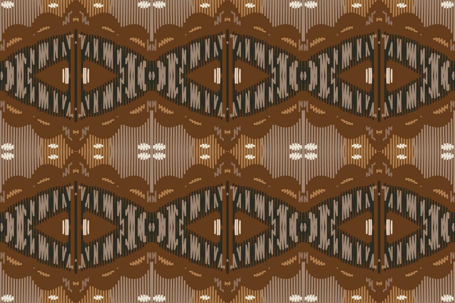 Motif Ikat Paisley Embroidery Background. Ikat Stripes Geometric Ethnic Oriental Pattern Traditional. Ikat Aztec Style Abstract Design for Print Texture,fabric,saree,sari,carpet. vector