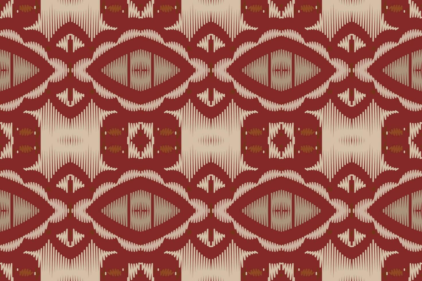 Motif Ikat Floral Paisley Embroidery Background. Ikat Stripes Geometric Ethnic Oriental Pattern traditional.aztec Style Abstract Vector design for Texture,fabric,clothing,wrapping,sarong.