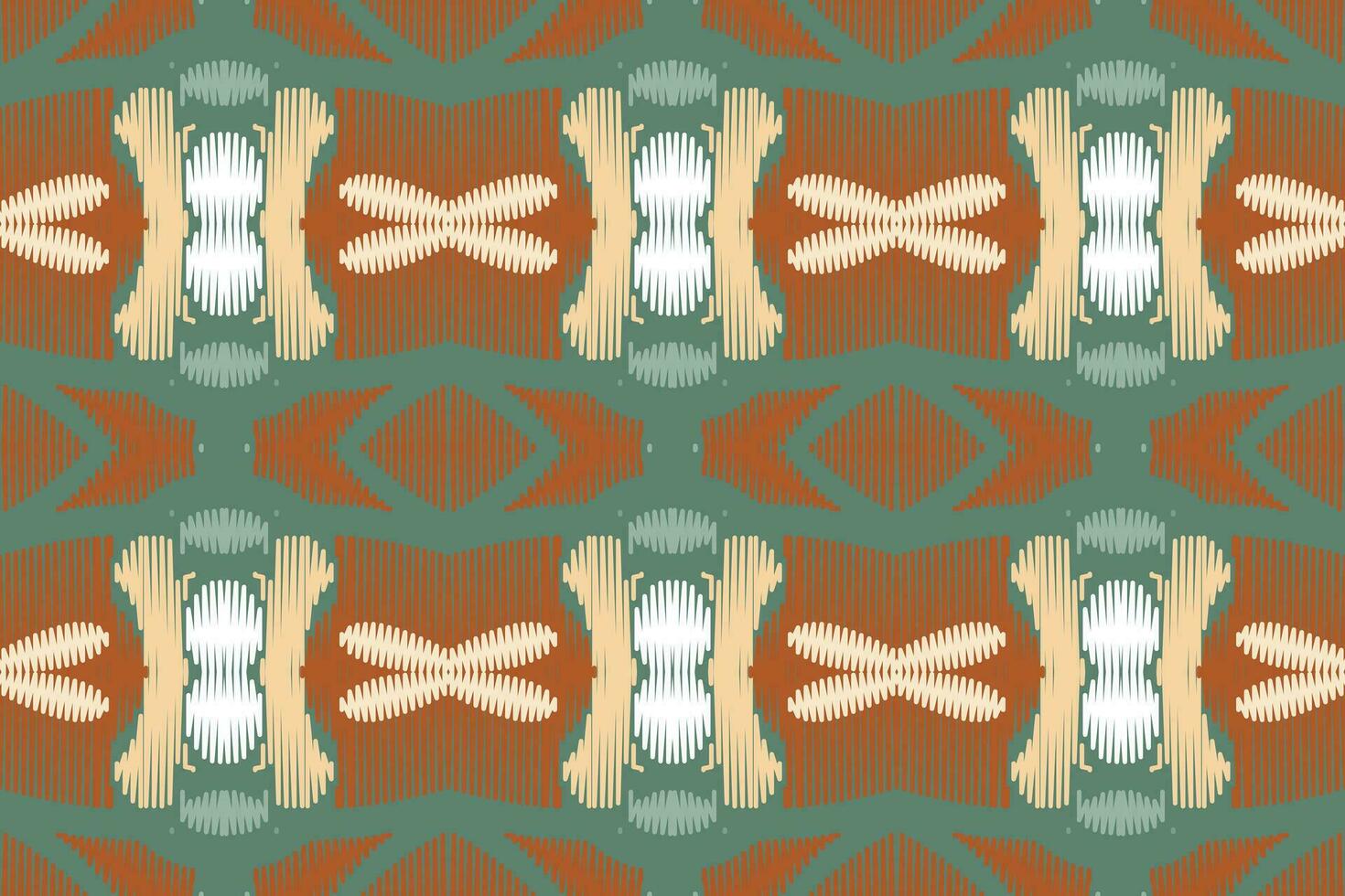 ikat floral cachemir bordado antecedentes. ikat modelo geométrico étnico oriental modelo tradicional.azteca estilo resumen vector ilustración.diseño para textura,tela,ropa,envoltura,pareo.
