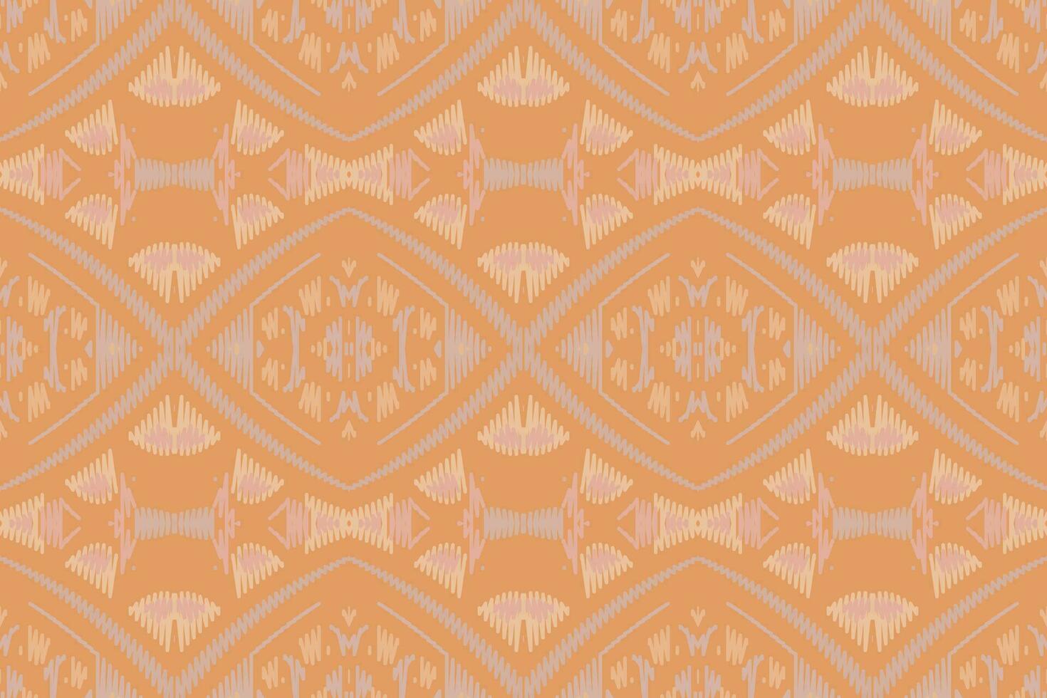 Ikat Floral Paisley Embroidery Background. Ikat Triangle Geometric Ethnic Oriental Pattern traditional.aztec Style Abstract Vector illustration.design for Texture,fabric,clothing,wrapping,sarong.