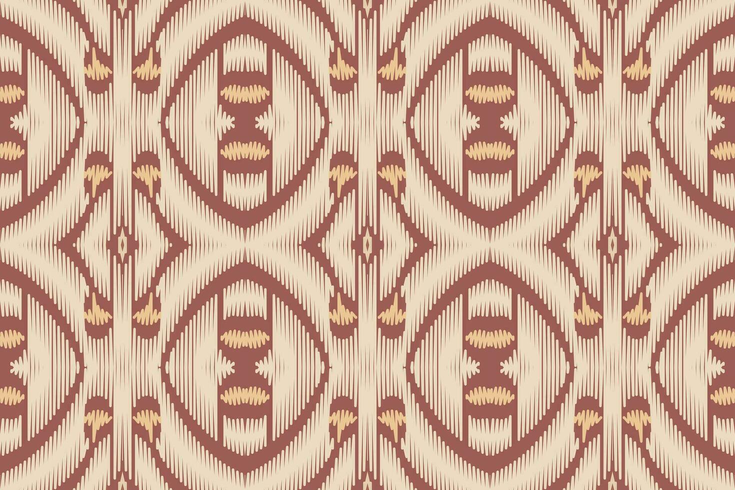 ikat damasco cachemir bordado antecedentes. ikat tela geométrico étnico oriental modelo tradicional.azteca estilo resumen vector ilustración.diseño para textura,tela,ropa,envoltura,pareo.