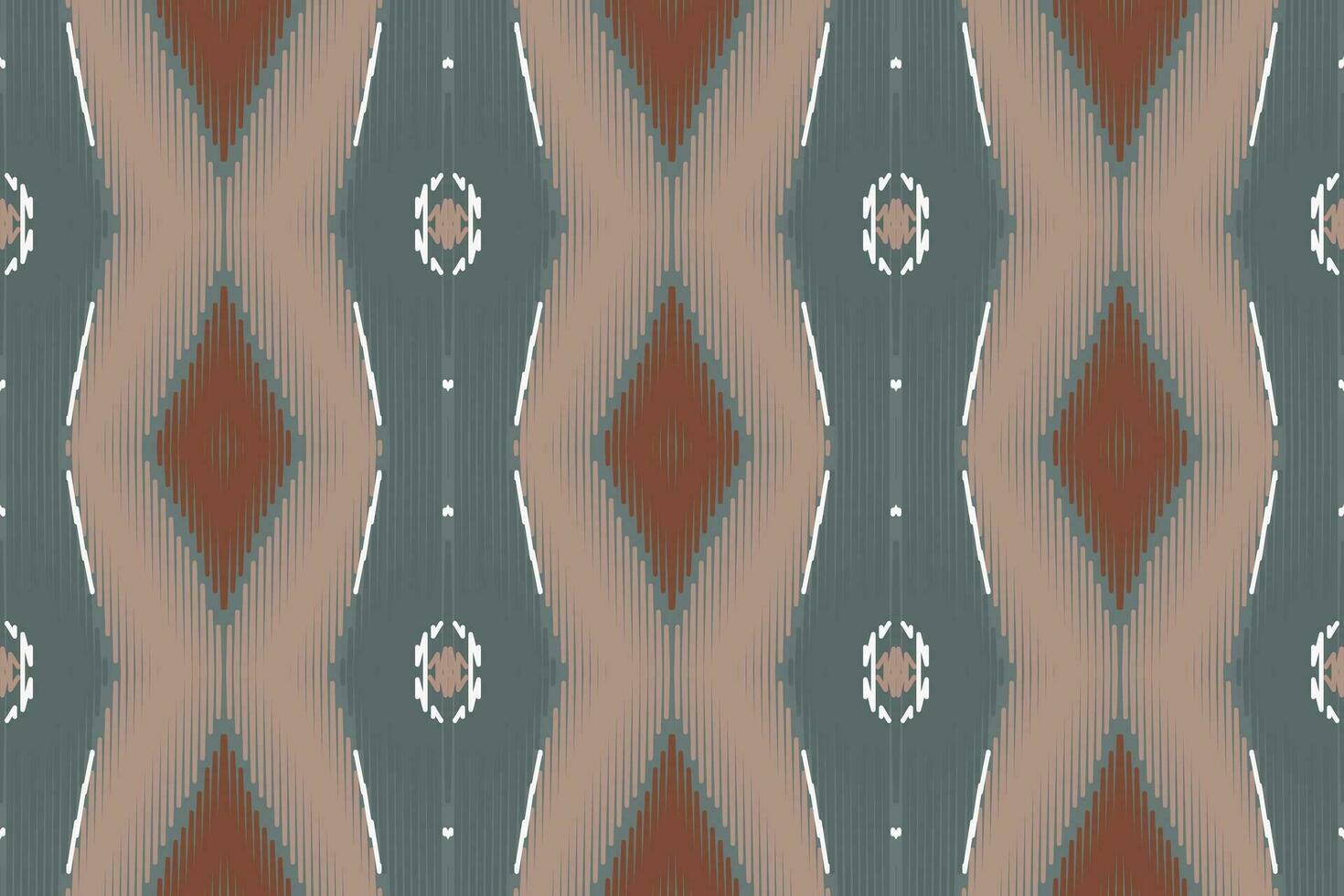 ikat damasco cachemir bordado antecedentes. ikat impresión geométrico étnico oriental modelo tradicional.azteca estilo resumen vector ilustración.diseño para textura,tela,ropa,envoltura,pareo.