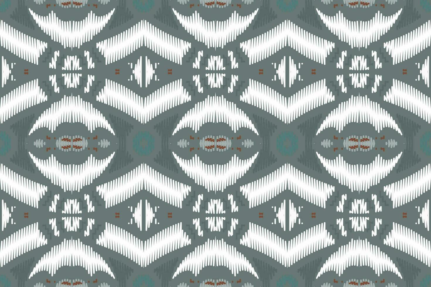 ikat damasco cachemir bordado antecedentes. ikat sin costura geométrico étnico oriental modelo tradicional. ikat azteca estilo resumen diseño para impresión textura,tela,sari,sari,alfombra. vector