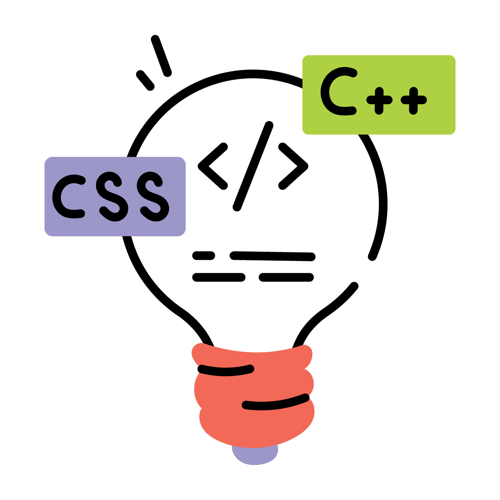 Trendy Coding Idea 26956139 Vector Art at Vecteezy