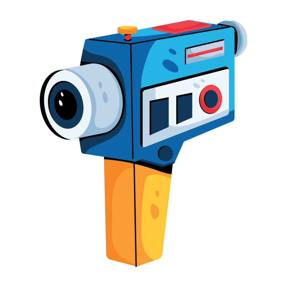 Trendy Handy Cam vector