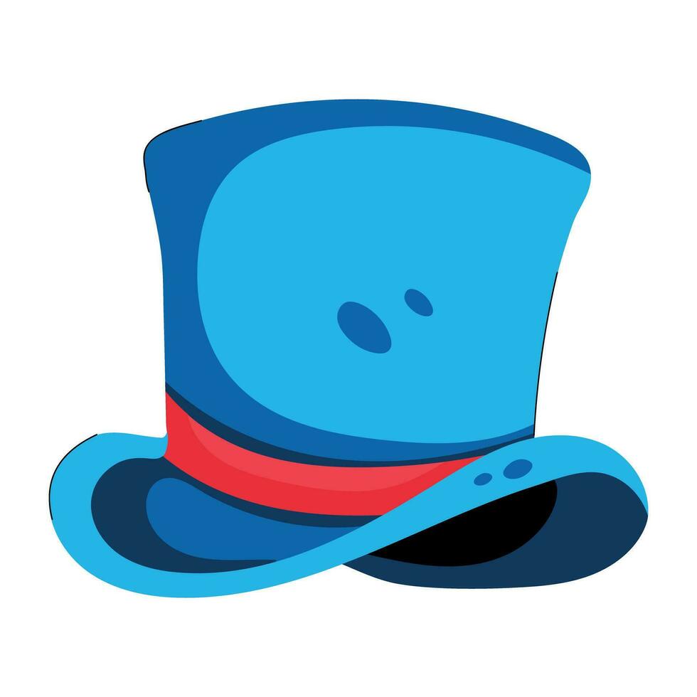 Trendy Magician Hat vector