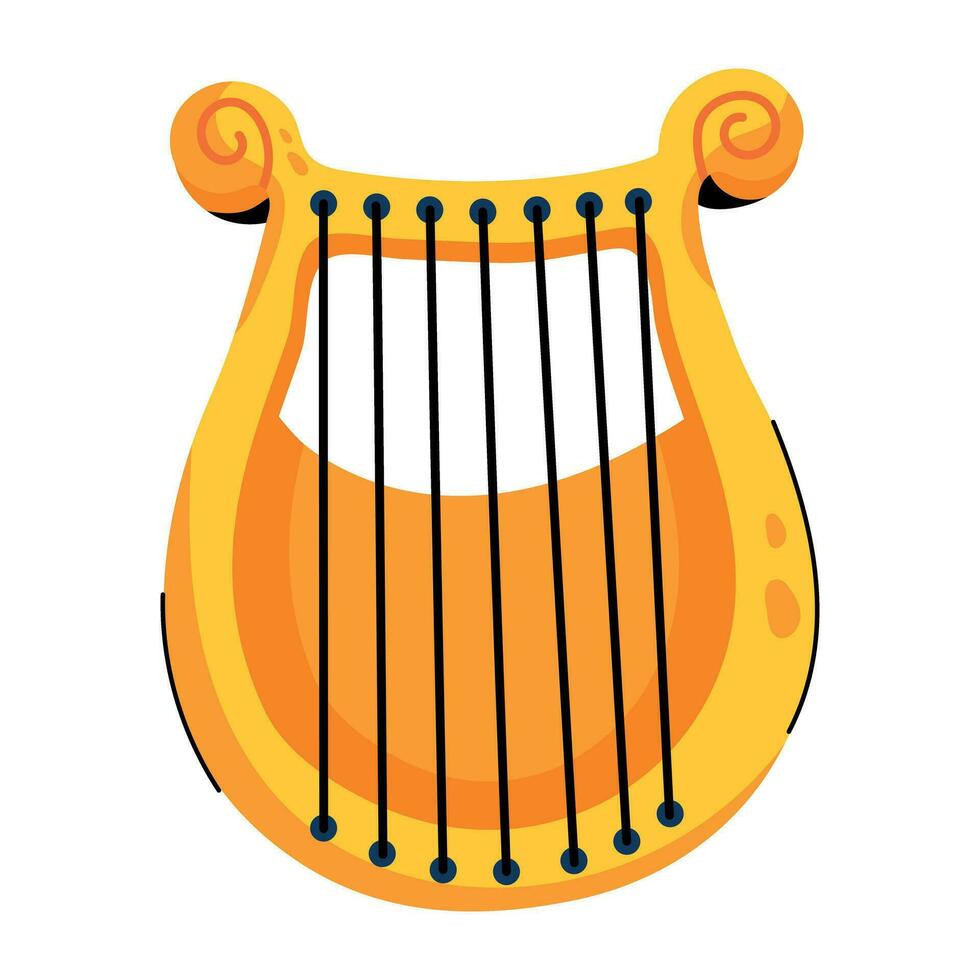 Trendy Lyre Concepts vector