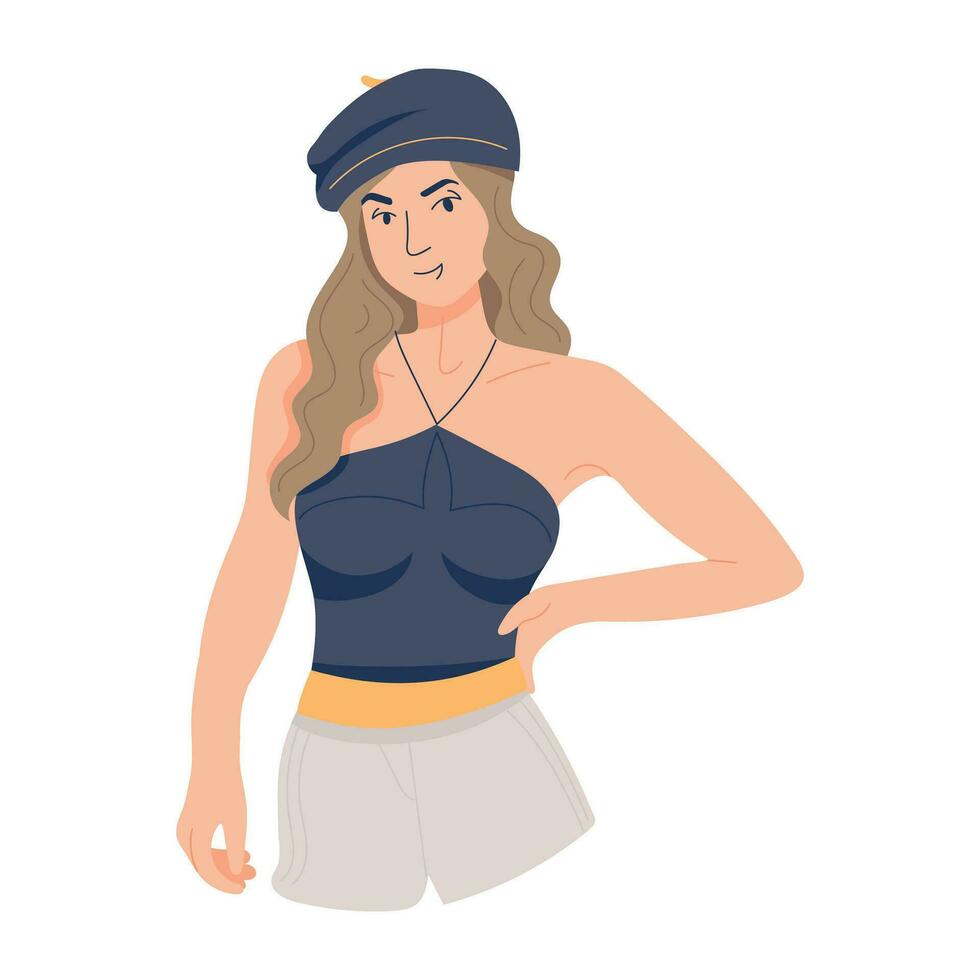 Trendy Fashion Outfit vector