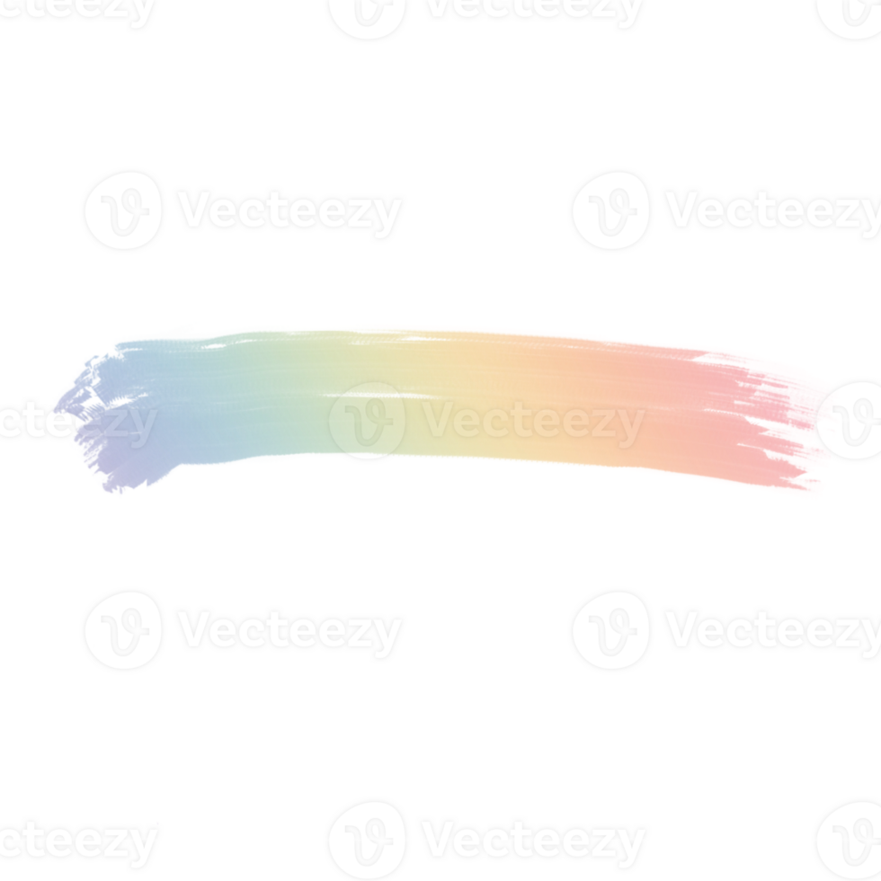 Pastel rainbow arrow png