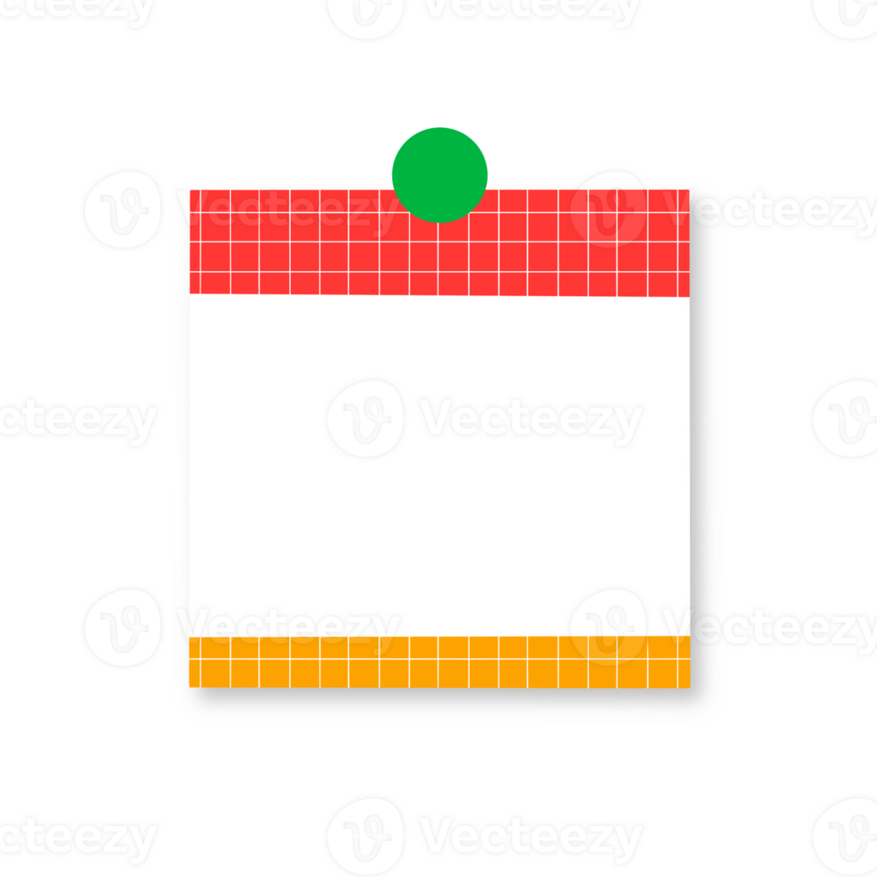 Various Color Adhesive Notes png