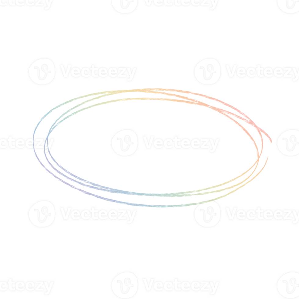 Pastel rainbow arrow png