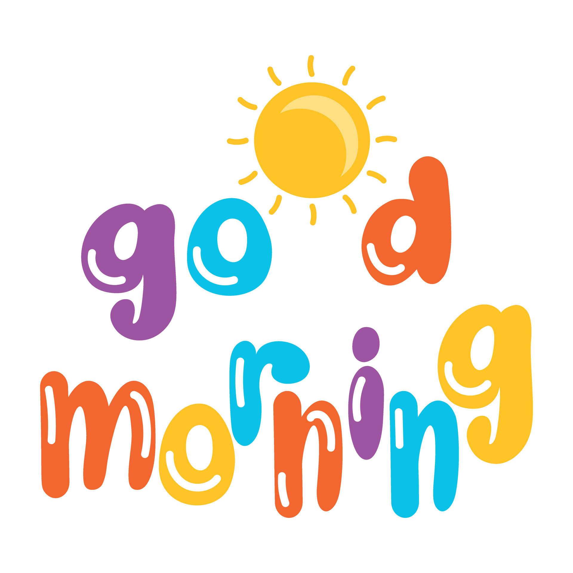 Trendy Good Morning 26956630 Vector Art at Vecteezy