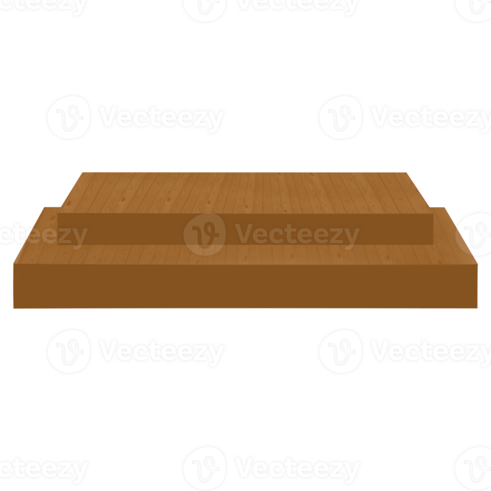 White realistic 3D cylinder steps pedestal podium set png