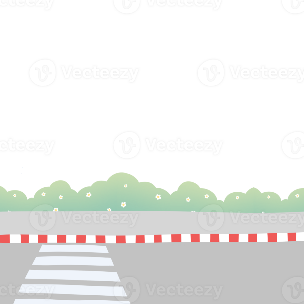 Tree and road png