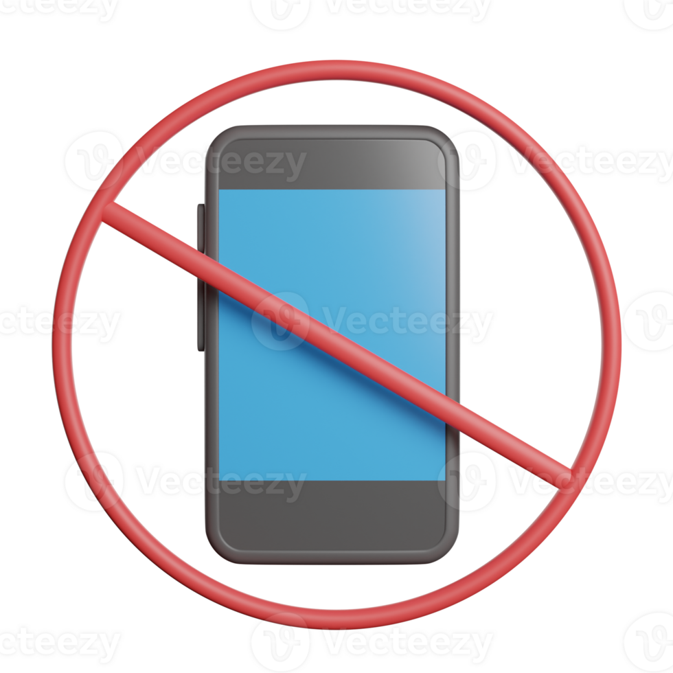 No Phone Warning png