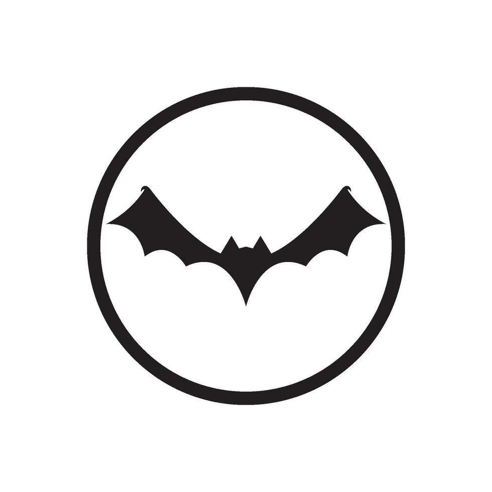 bat ilustration vector icon