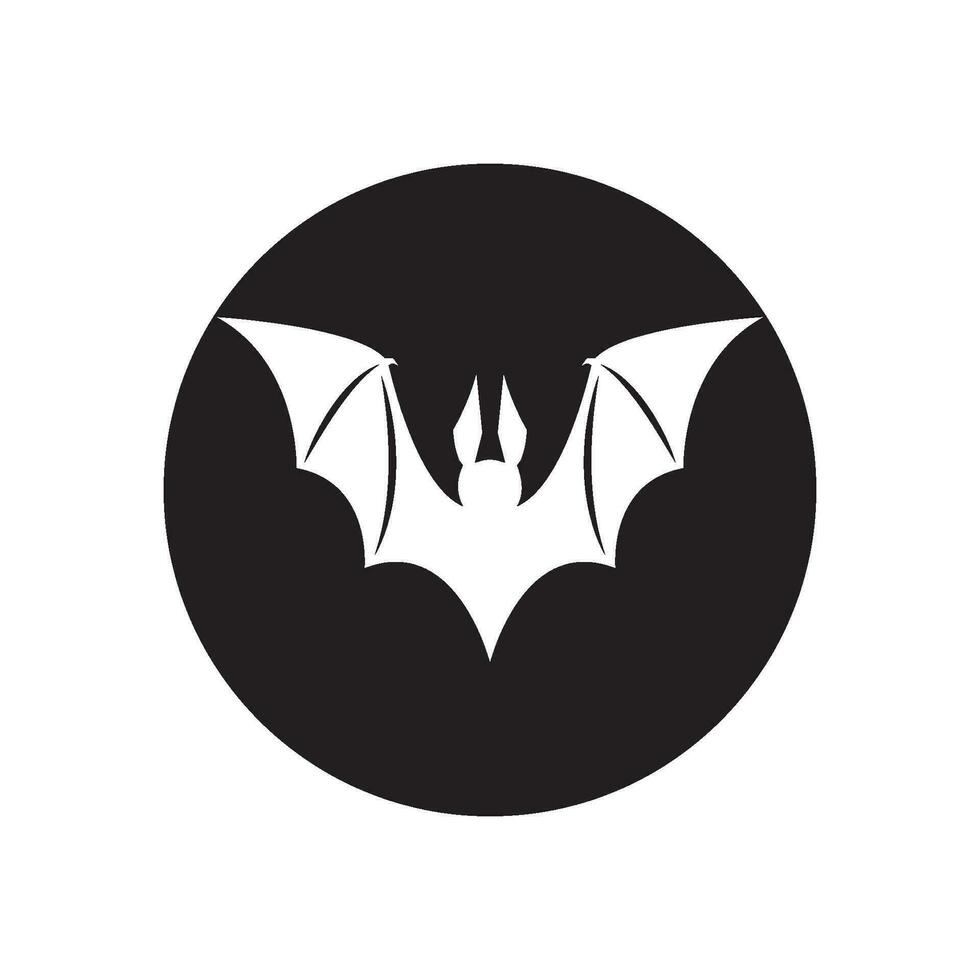 bat ilustration vector icon