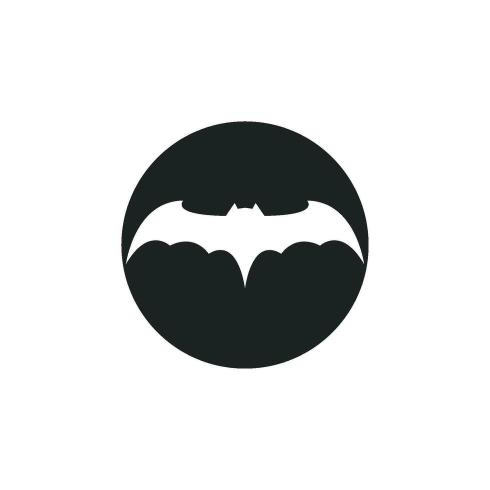 bat ilustration vector icon
