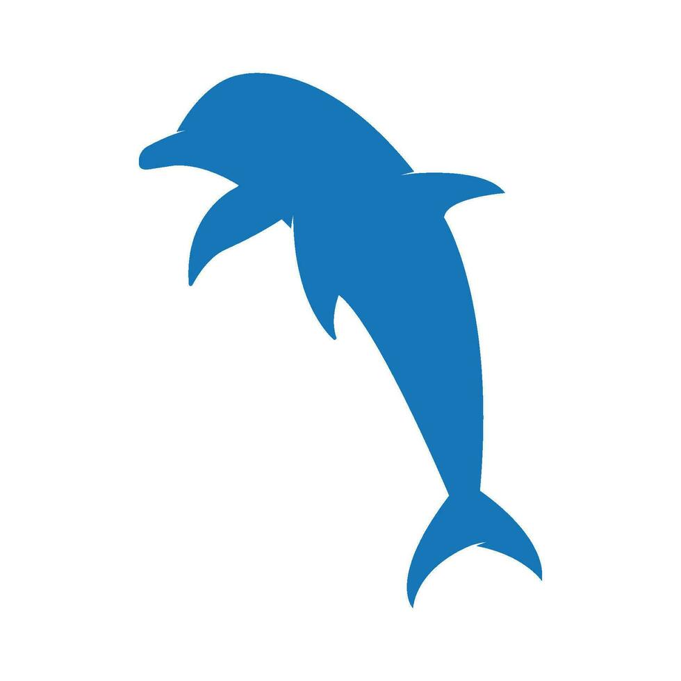 Dolphin logo icon vector