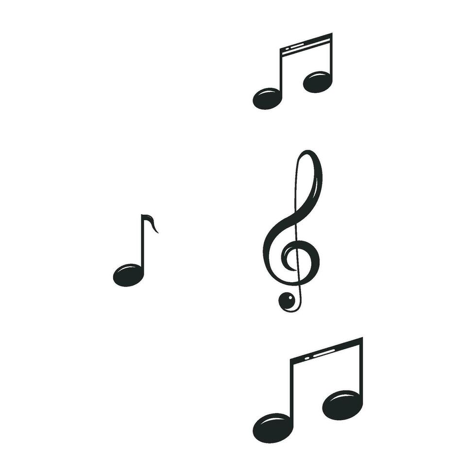 Music note Icon Vector