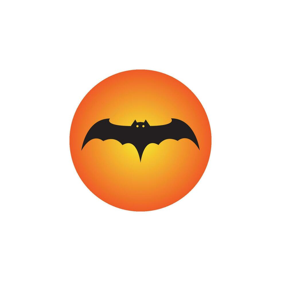 bat ilustration vector icon