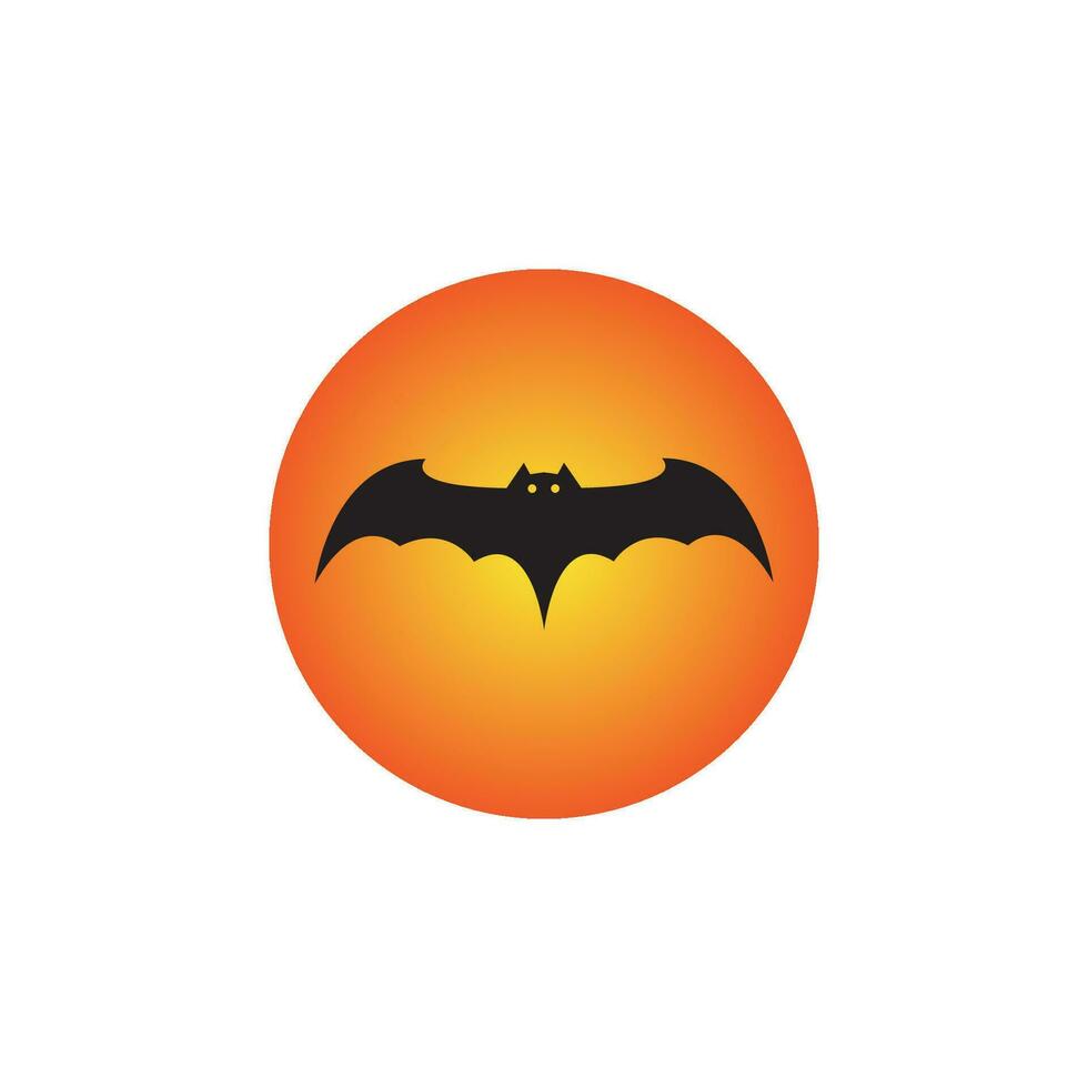 bat ilustration vector icon