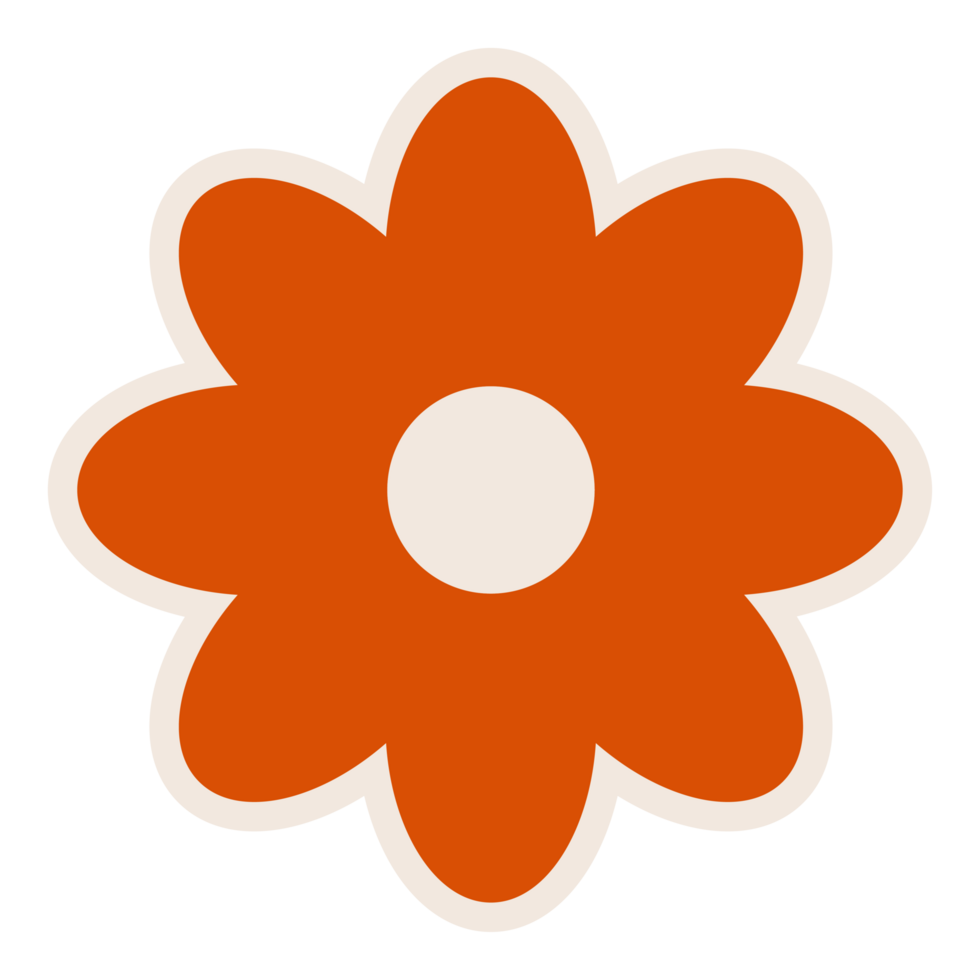 cute sticker flowers png