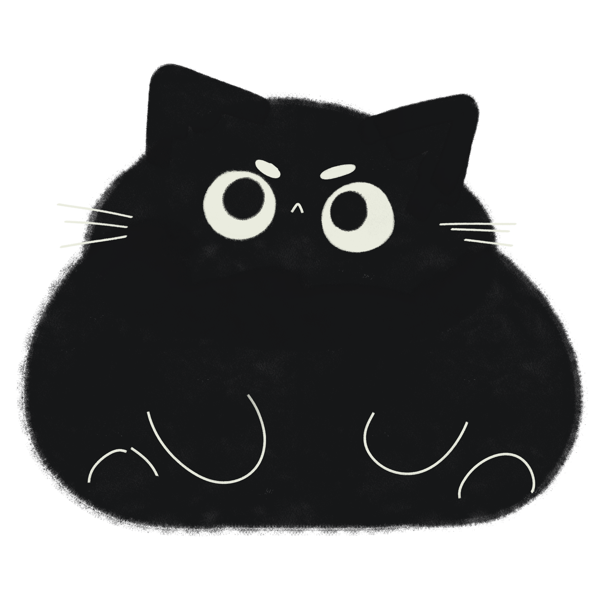 illustration-of-cute-chubby-cat-26957539-png