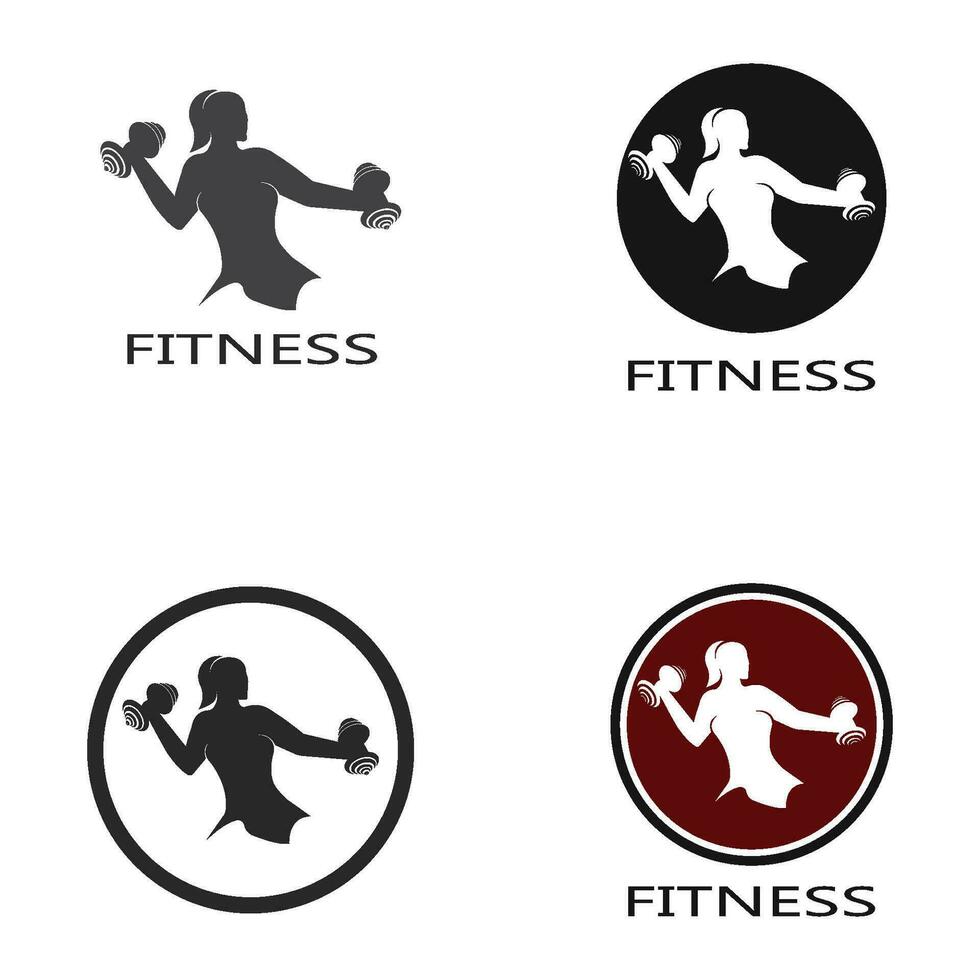 Bodybuilder Logo Template vector