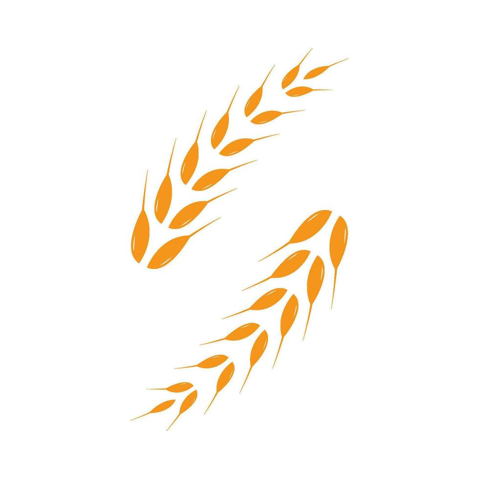 wheat Logo Template vector icon design